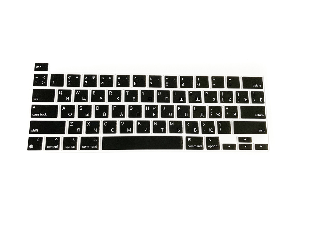 Силиконовая накладка на клавиатуру MacBook Pro New, водонепроницаемая, RU/ENG