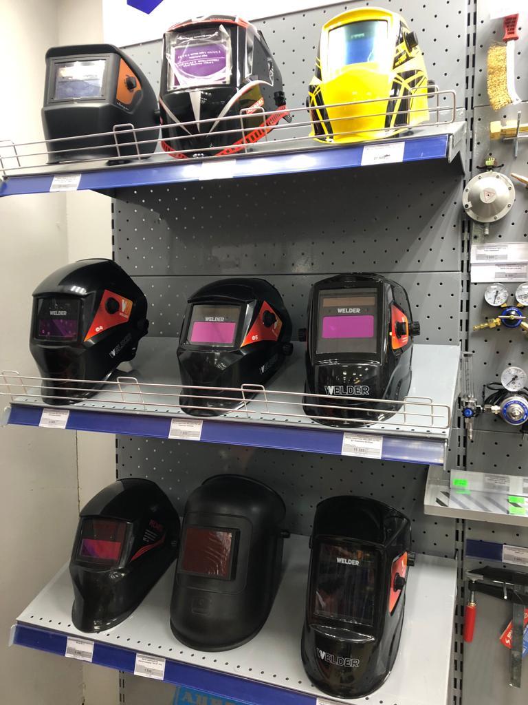 Маска сварочная WELDER PRO ф4 Хамелеон 90/35мм