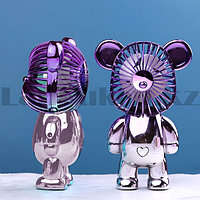 Портативный ручной вентилятор аккумуляторный Mini Fan фиолетовый