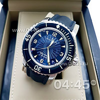 Мужские наручные часы Blancpain Fifty Fathoms Blue Dial Stainless (07874)