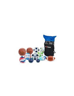 Набор спортивных мячей в сумке (12 мячей) «Матч»