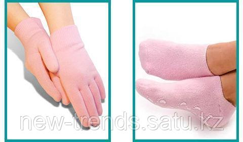 Гелевые перчатки и носочки для spa ухода за руками и ногами