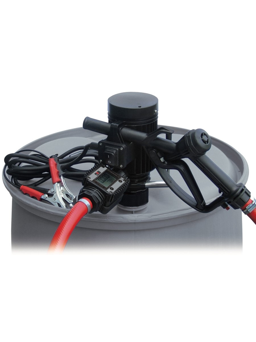 Pico 12V M - Бочковой комплект для ДТ, антифриза, воды (мех. пистолет), 30 л/мин, PIUSI