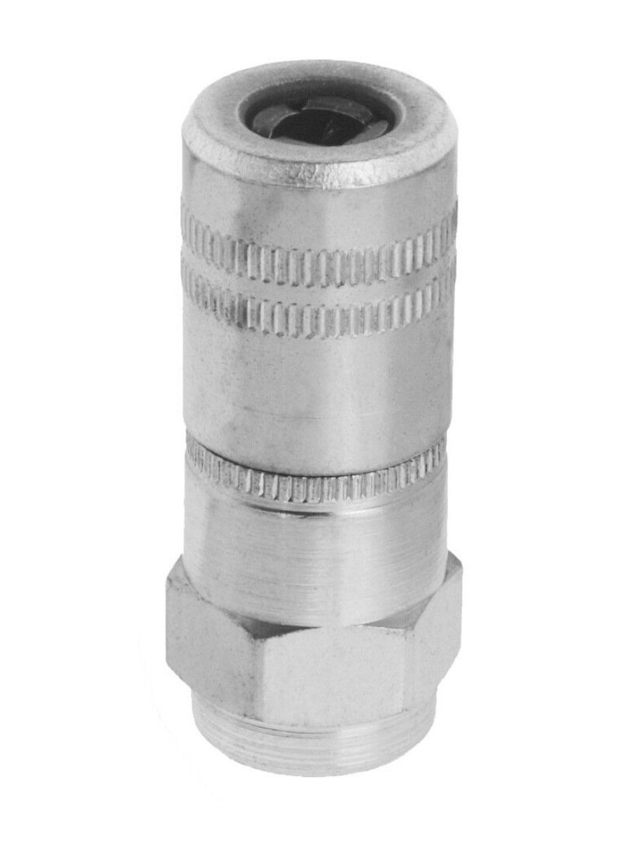 Соединители и насадки для консистентной смазки. Ø 15 мм х 37 мм L. с обратным клапаном - фото 1 - id-p100625876