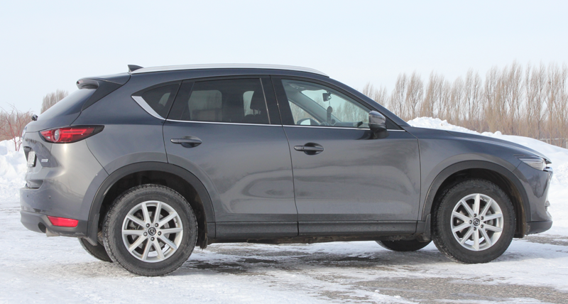 Рейлинги для автомобиля Mazda CX-5 с 2017- декоративные - фото 2 - id-p100626009