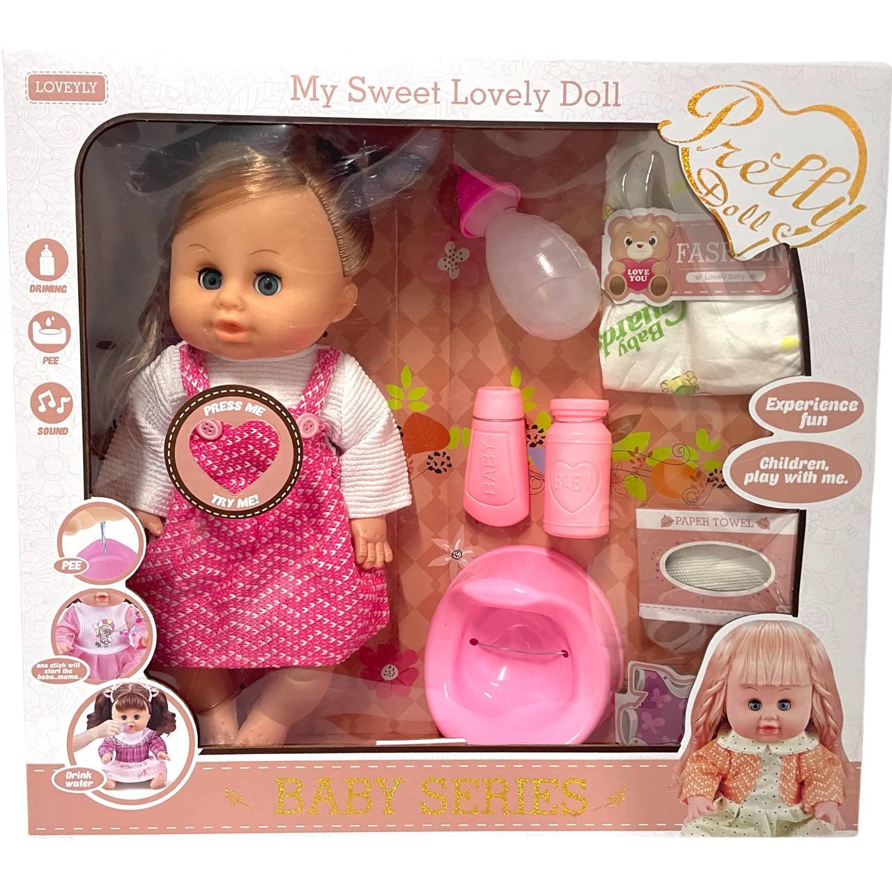 My015-4 Кукла с горшком и аксесс. Pretty Doll, собранная кукла