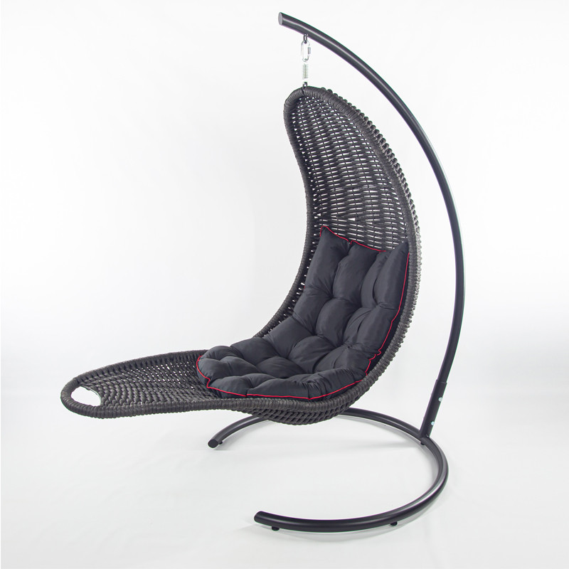 Подвесное кресло-шезлонг Deckwood (Черное)