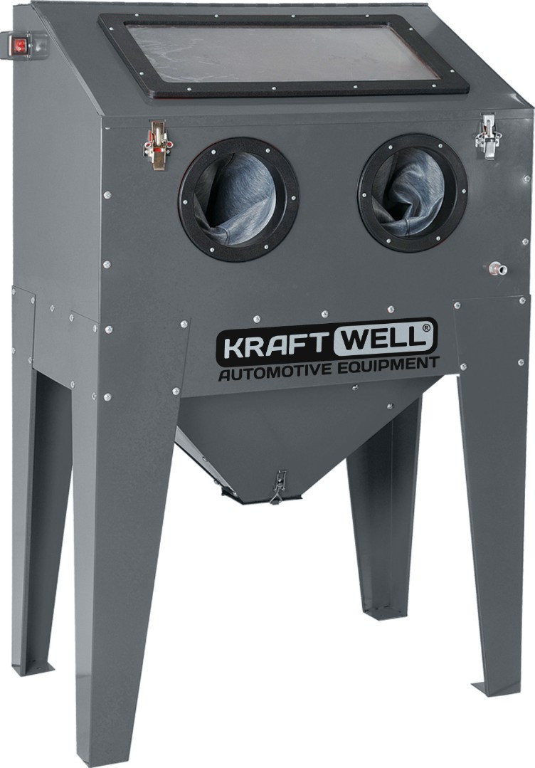 Камера пескоструйная KraftWell KRW-SB220F фронтальная загрузка, 220 л - фото 1 - id-p100627082