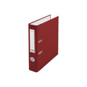 Папка-регистратор Lamark PP 50 мм красный, металл.окантовка, карман, 50 шт./упак, разобранная  LAMARK