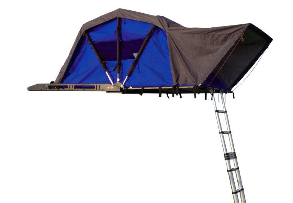 Автопалатки TORTUGA основной каркас палатки + съёмный тент палатки (2 слоя) цвет синий - фото 1 - id-p100628529