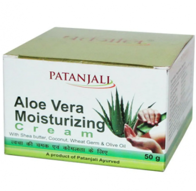 Увлажняющий крем Алоэ Вера, Aloe Vera Cream, Patanjali, 50 г