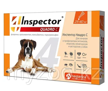 Inspector Квадро С капли от блох, 25-40кг