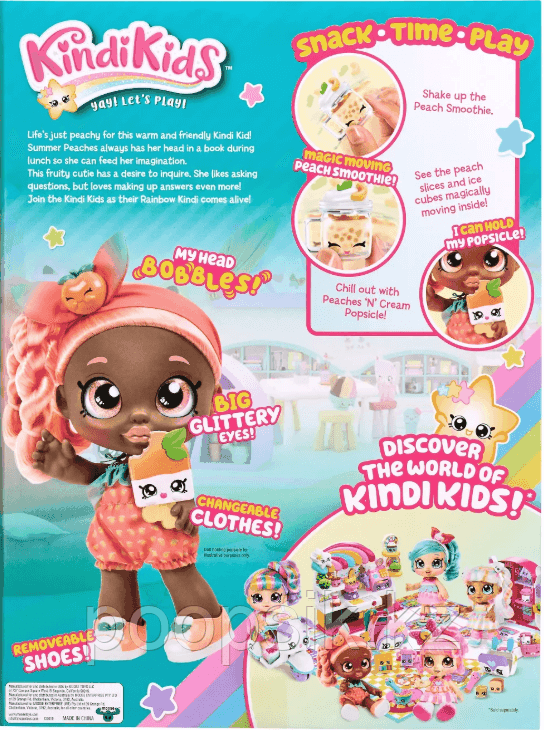 Kindi Kids кукла Летний Персик Summer Peaches - фото 3 - id-p100629921