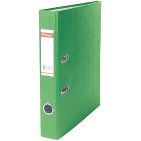Папка-регистратор, А4, 50 мм, бумвинил/бумага, светло-зелёный.  LAMARK