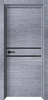 Межкомнатная дверь Двери Гуд, WOOD1, Грей ,600*2000 / 3D / ПВХ