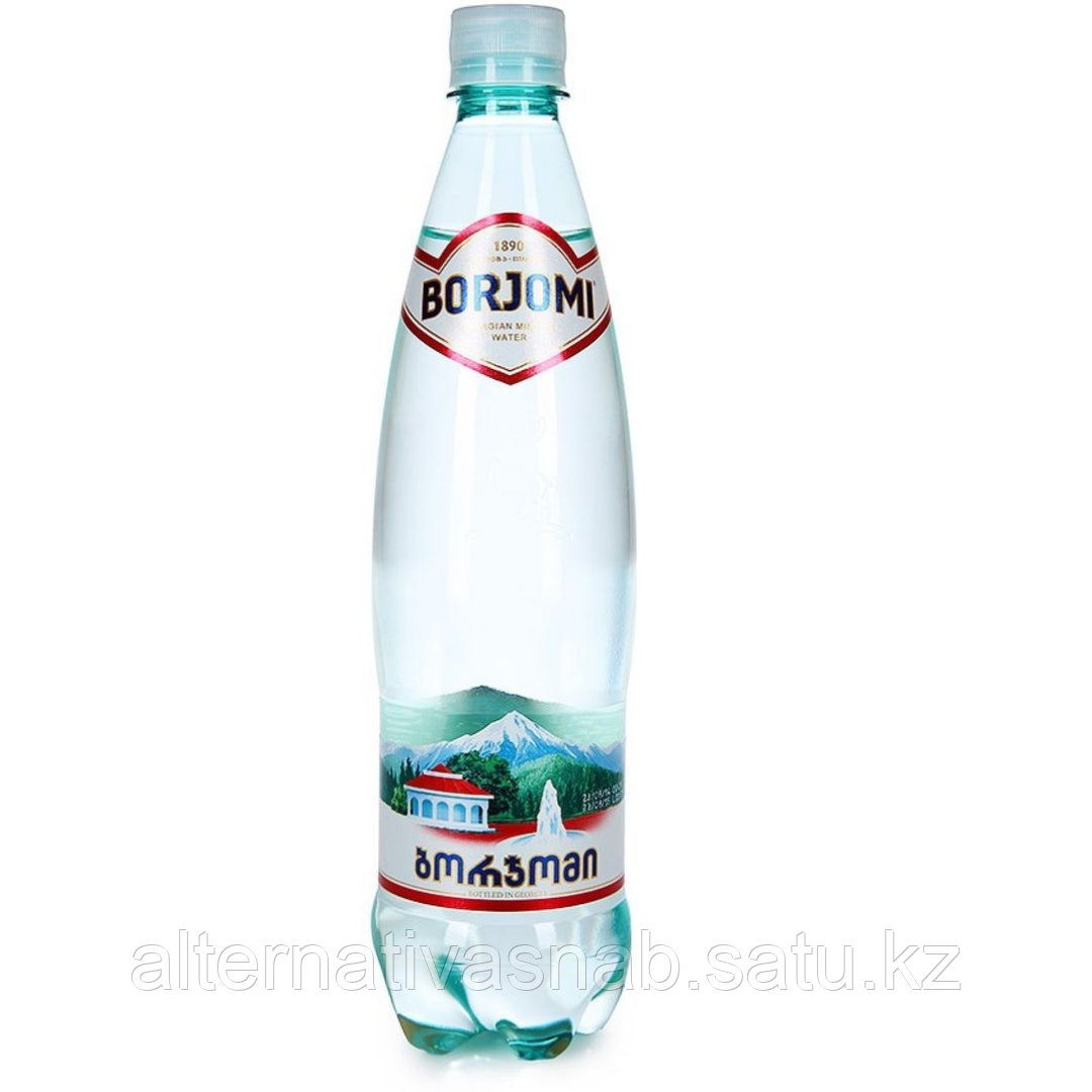 Вода Borjomi минеральная сильногазированная 1.25 л, пластик - фото 1 - id-p100631218