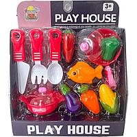 698-28 Play House посуда и продукты, 25*20см
