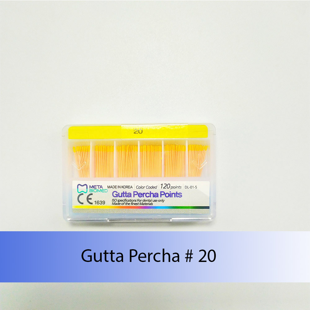 Gutta Percha Color Coded Meta Biomed штифты из системы №009439 (id