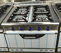 Газовая плита 4 конфорная с духовкой
