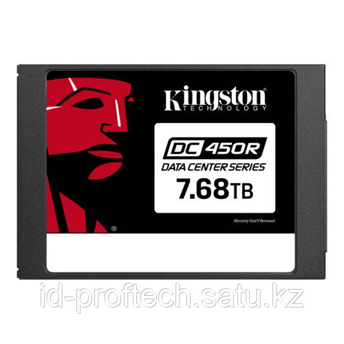 Серверный жесткий диск SSD Kingston 7680 Gb SATA 6Gb-s Kingston DC450R SEDC450R-7680G 2.5* 3D TLC - фото 1 - id-p100609937