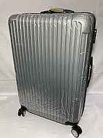 Большой пластиковый дорожный чемодан на 4-х колесах "Longstar". Высота 74 см, ширина 47 см, глубина 29 см., фото 1