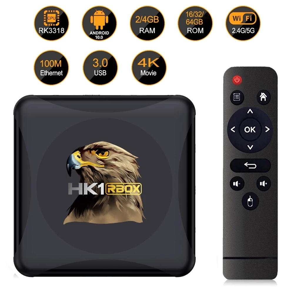 TV-box Медиаплеер ТВ Приставка HK1 Rbox R1-mini 2Гб 16Гб Android 10v - фото 1 - id-p100637808