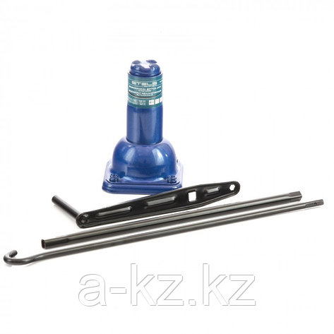 Домкрат механический бутылочный, 2 т, h подъема 210–390 мм, 2 части (домкрат, ручка) Stels, фото 2