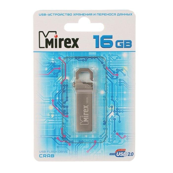 USB флэш-накопитель Mirex CRAB 16 Гб (ecopack) - фото 1 - id-p97382923