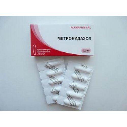 Метронидазол 500 мг №10 супп / Фармаприм, Молдова