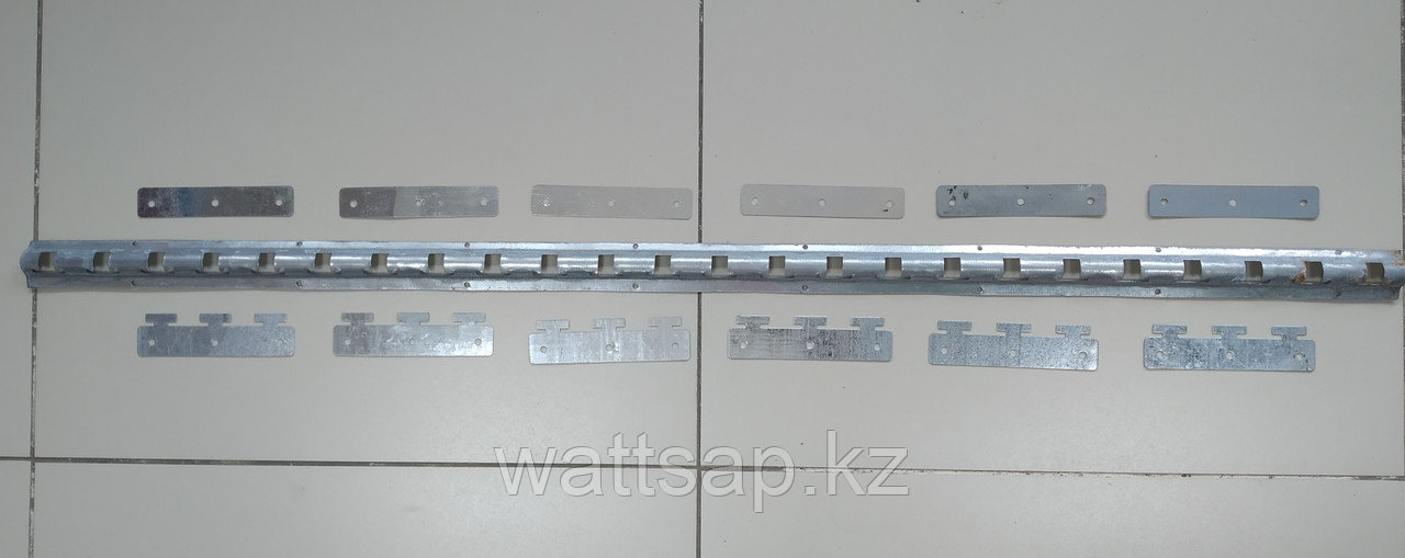 Планка (крепление) для ПВХ штор 1,2 м, оцинкованная сталь (Китай) - фото 1 - id-p22488700