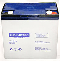 Тяговый аккумулятор Challenger EV12-24X (12В, 24Ач) - аналог 6-DZM-20