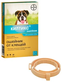 Килтикс, ошейник от блох для средних собак, 48 см.
