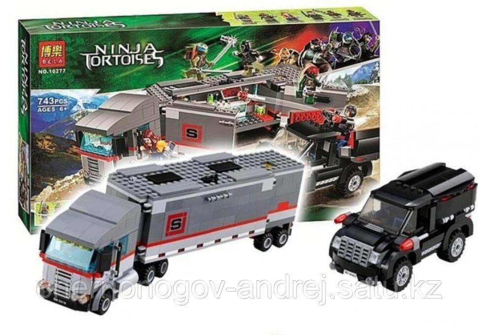Конструктор KING 10277 Ninja TURTLE Ниндзя Черепашки Большая снежная машина для побега