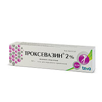 Троксевазин 2% 40 г гель  / Actavis, Исландия