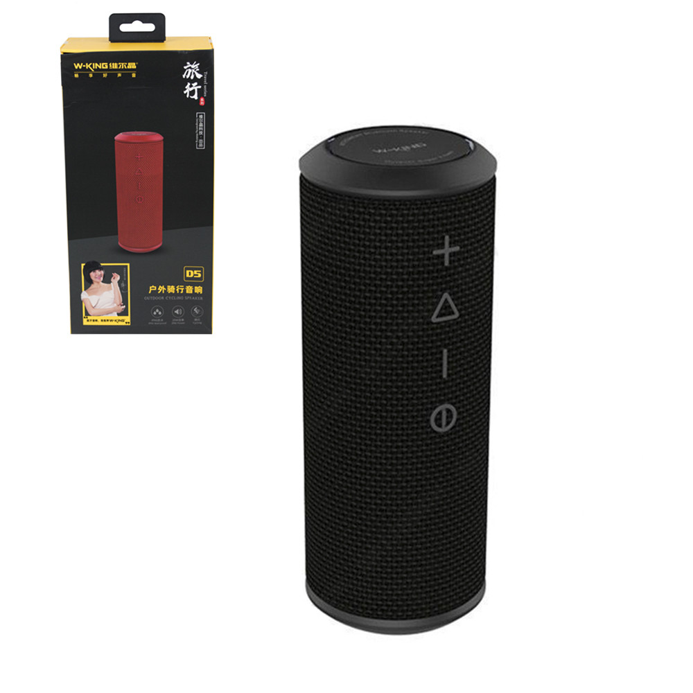 Портативная акустическая система Bluetooth W-King D5, Black