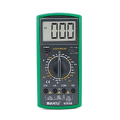 Мультиметр цифровой Baku BK-9205B с функцией автоотключения (ток до 10А) Green/Gray