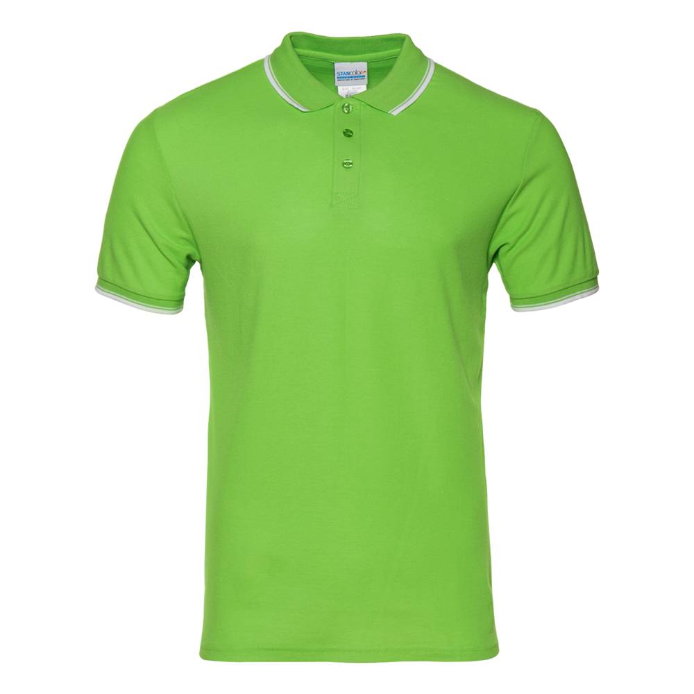 Рубашка поло мужская 04T_Ярко-зелёный (26) (XS/44)