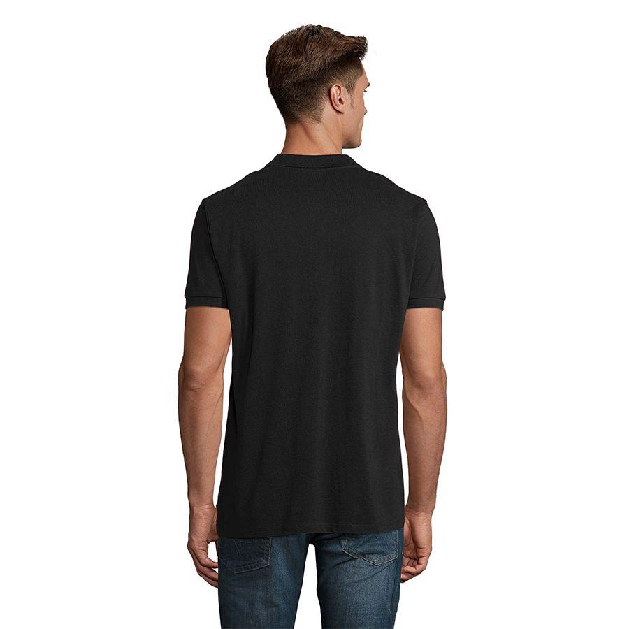 Рубашка поло мужская PLANET MEN 170 из органического хлопка, Черный, 4XL, 703566.312 4XL - фото 6 - id-p100429115