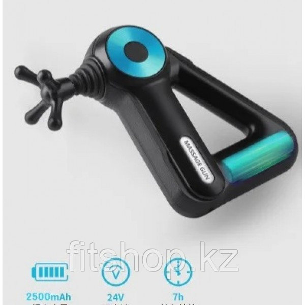 Перкуссионный ударный массажер Massage Gun Sk-8890 массажный пистолет c 12 насадками