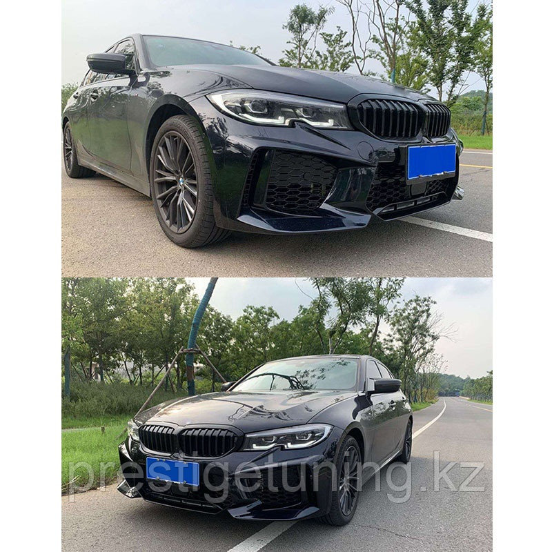 Передний бампер в сборе на BMW 3 серия (G20) 2018-22 дизайн M8 - фото 3 - id-p100656652