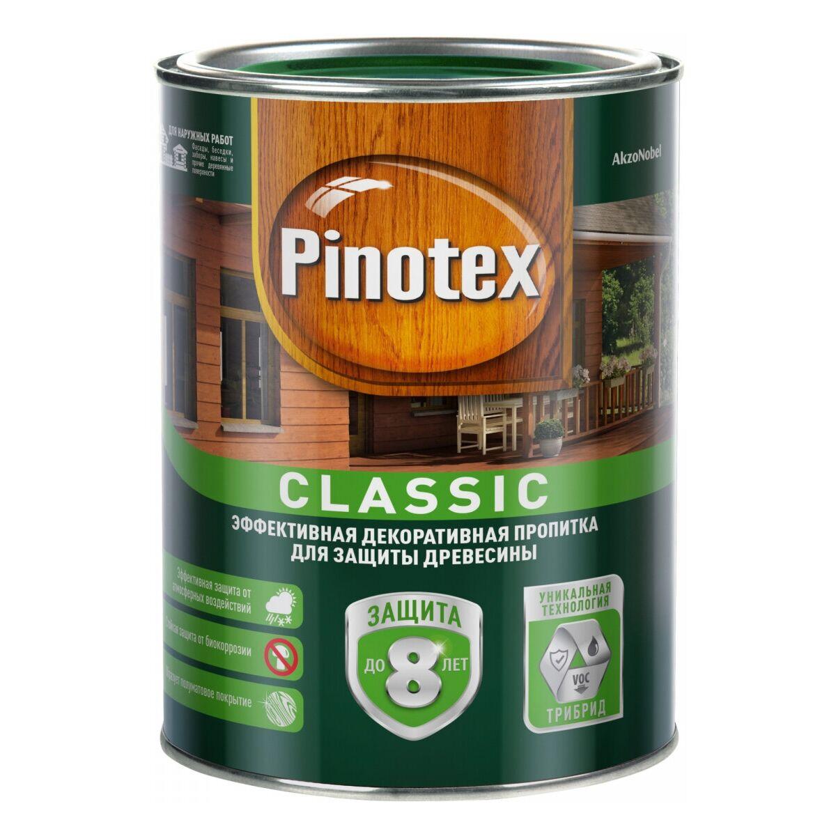 Пропитка Pinotex Classic / Рябина / 1л - фото 1 - id-p100656768