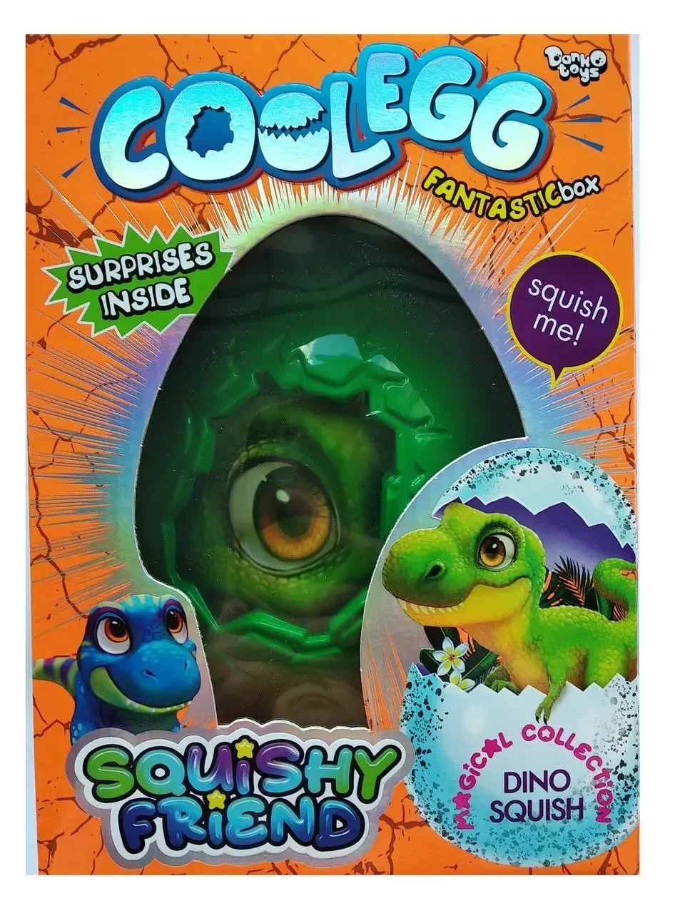 Креативное творчество "Cool Egg Dino" яйцо большое (4)