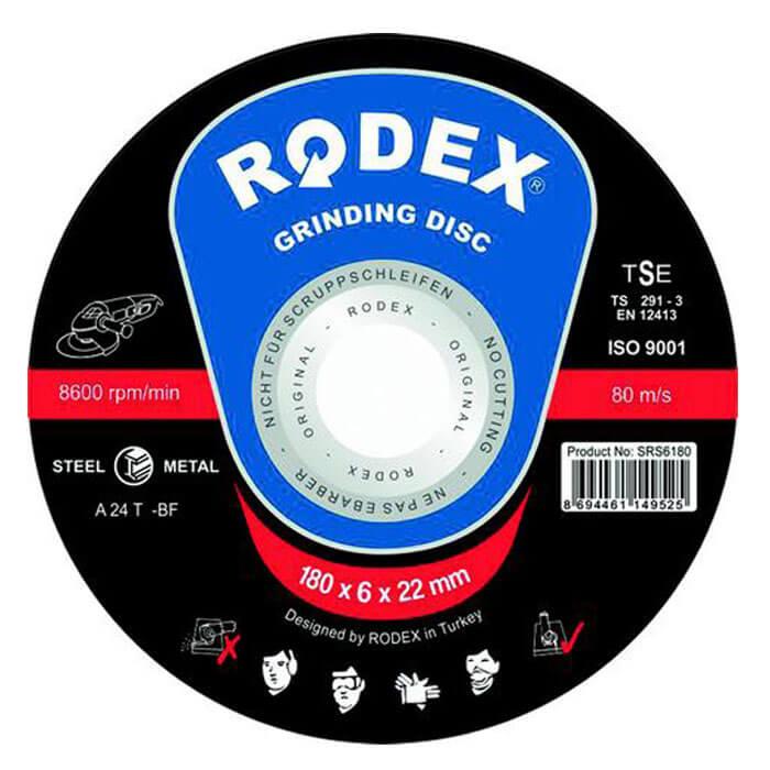 Отрезные диски по металлу Rodex 115x1,2x22