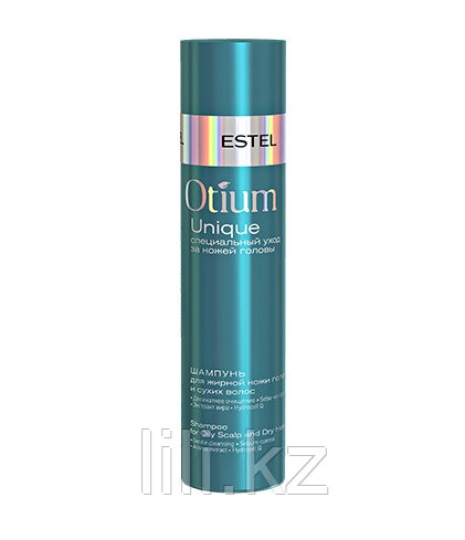 Шампунь для жирной кожи головы и сухих волос ESTEL OTIUM UNIQUE 250 мл.