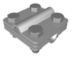 Соединитель L-55 прут-прут с разделительной пластиной 8302419000