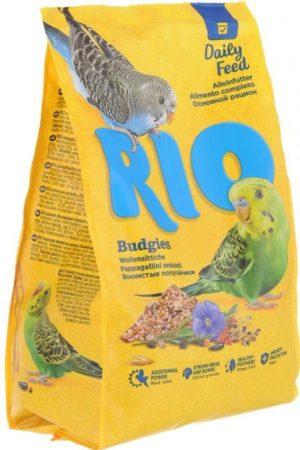 RIO Корм для волнистых попугайчиков, основной рацион, пакет 500 гр