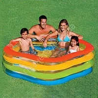 Надувной семейный бассейн (185х180х53 см.)