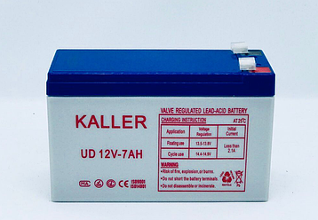 Аккумулятор "Kaller"12V 7AH, 95x151x65