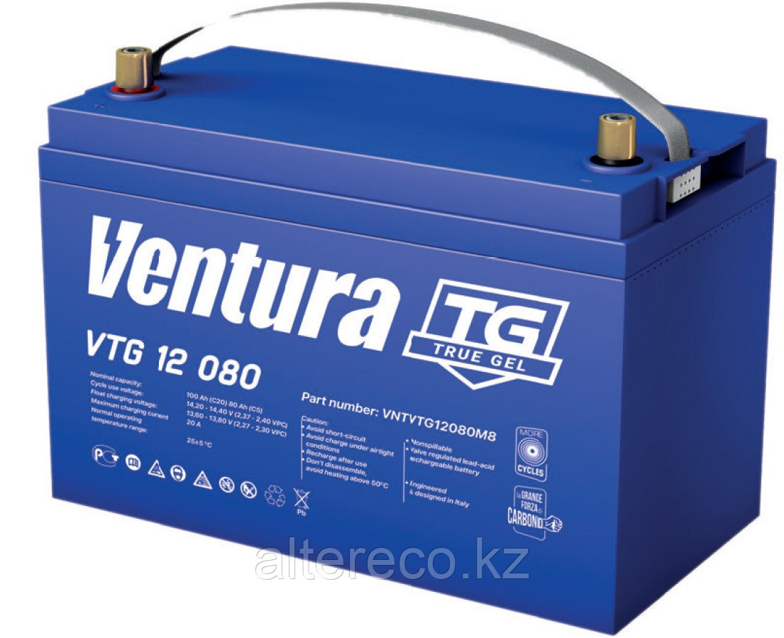 Аккумулятор Ventura VTG 12 080 (12В, 100Ач)