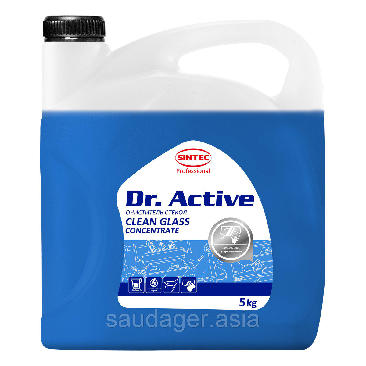 Sintec Dr. Active Очиститель стекол "Clean Glass Concentrate"  (5 кг)